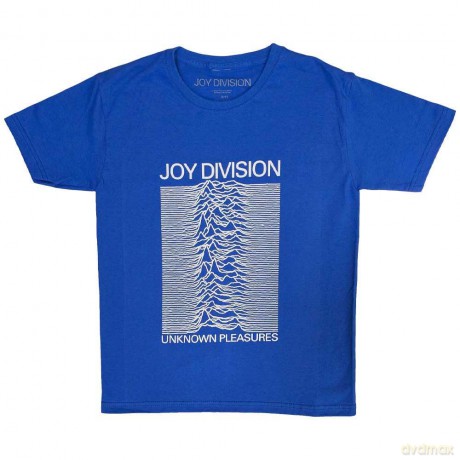 Joy Division: Kids T-Shirt: Unknown Pleasures (Blue) (3-4 Years)