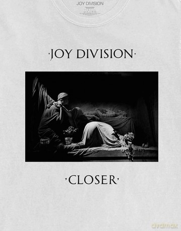 Joy Division: Unisex T-Shirt: Classic Closer (White) (Small)