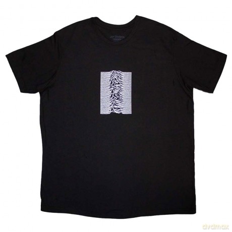 Joy Division: Unisex T-Shirt: Lone Pulsar (Black) (Back Print) (Large)