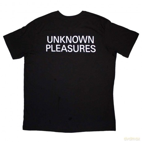 Joy Division: Unisex T-Shirt: Lone Pulsar (Black) (Back Print) (XX-Large)