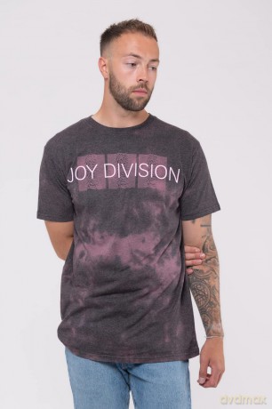 Joy Division: Unisex T-Shirt: Mini Repeater Pulse (Purple) (Wash Collection) (XX-Large)