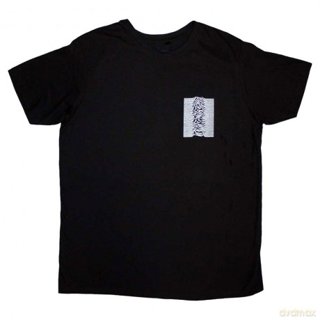Joy Division: Unisex T-Shirt: Pulsar Pocket Wave (Black) (Back Print) (Large)