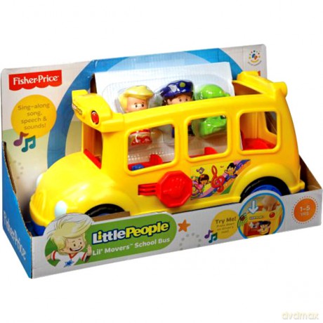 Fisher Price Wesoły Autobus Szkolny [ZABAWKA]