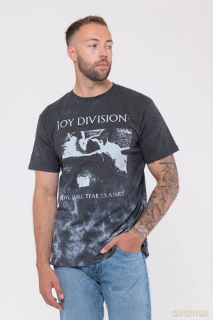 Joy Division: Unisex T-Shirt: Tear Us Apart (Black) (Wash Collection) (Medium)