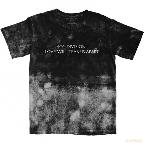 Joy Division: Unisex T-Shirt: Tear Us Apart Text (Black) (Wash Collection) (Large)