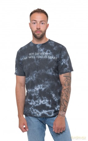 Joy Division: Unisex T-Shirt: Tear Us Apart Text (Black) (Wash Collection) (Small)