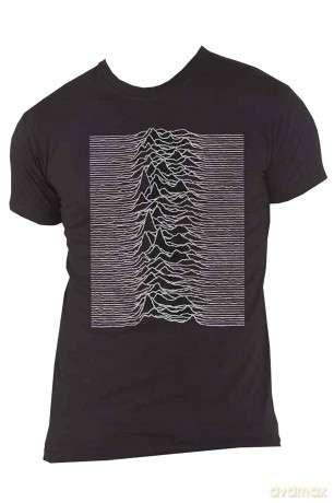 Joy Division: Unisex T-Shirt: Unknown Pleasures (Black) (Back Print) (XXXX-Large)