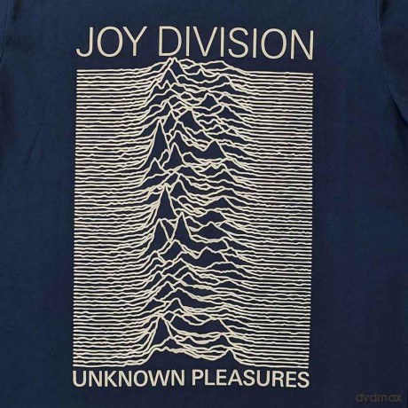 Joy Division: Unisex T-Shirt: Unknown Pleasures FP (Denim Blue) (Small)