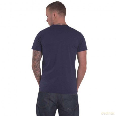 Joy Division: Unisex T-Shirt: Unknown Pleasures FP (Navy Blue) (Medium)