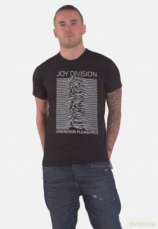 Joy Division: Unisex T-Shirt: Unknown Pleasures White On Black (Black) (X-Large)