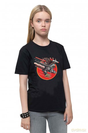 Judas Priest: Kids T-Shirt: Screaming For Vengeance (Black) (12-13 Years)