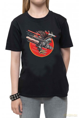 Judas Priest: Kids T-Shirt: Screaming For Vengeance (Black) (12-13 Years)