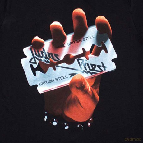Judas Priest: Ladies T-Shirt: British Steel (Black) (Large)