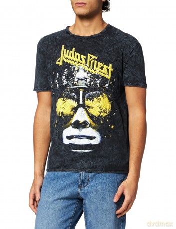 Judas Priest: Men's Premium Tee: Hell-bent with Puff Print Finishing (XX-Large)