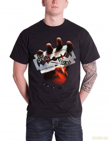 Judas Priest: Men's Tee: British Steel (Small)