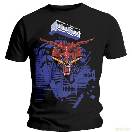 Judas Priest: Men's Tee: Defenders Blue (Small)