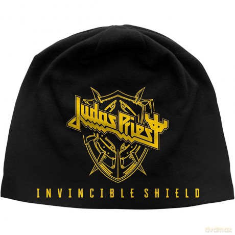 Judas Priest: Unisex Beanie Hat: Invincible Shield JD Print (Black)