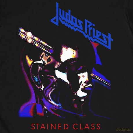 Judas Priest: Unisex T-Shirt: Stained Class Purple Mixer (Black) (Large)