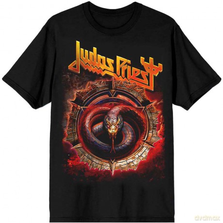 Judas Priest: Unisex T-Shirt: The Serpent (Black) (Medium)