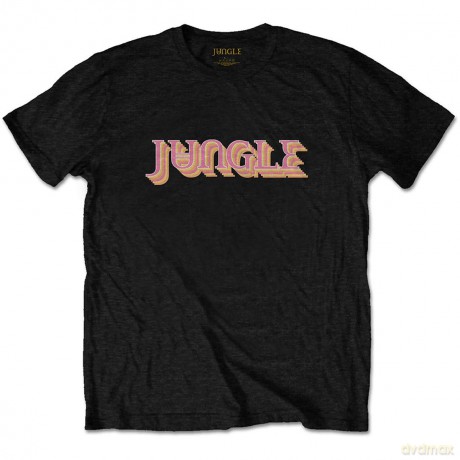 Jungle: Unisex T-Shirt: Colour Logo (Black) (Large)