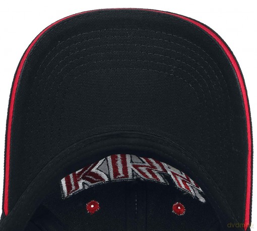 Kiss: KISS Baseball Cap: Red on White Logo
