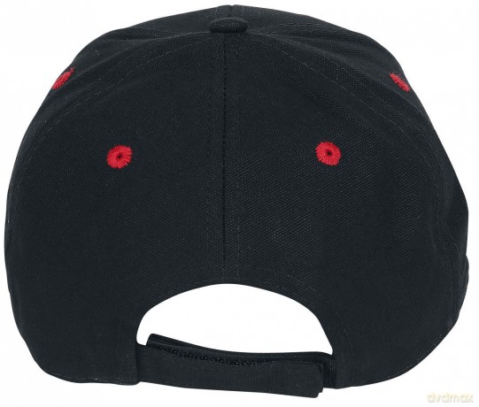 Kiss: KISS Baseball Cap: Red on White Logo