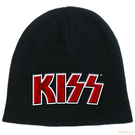 Kiss: KISS Beanie Hat: Red on White Logo