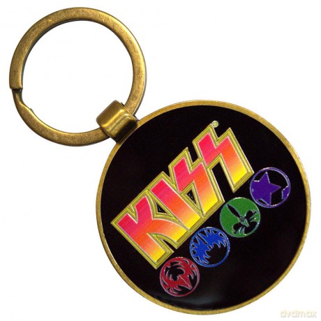 Kiss: KISS Keychain: Army/Logo & Icons (Double Sided)