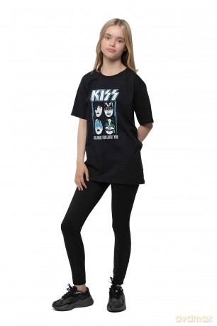 Kiss: KISS Kids T-Shirt: Made For Lovin' You (Black) (13-14 Years)