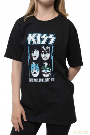Kiss: KISS Kids T-Shirt: Made For Lovin' You (Black) (13-14 Years)