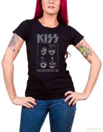 Kiss: KISS Ladies Tee: Made For Lovin' You (Small)