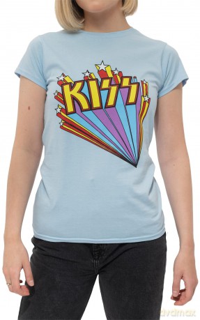 Kiss: KISS Ladies Tee: Stars (Medium)