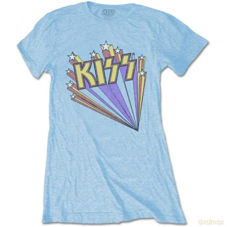 Kiss: KISS Ladies Tee: Stars (Small)