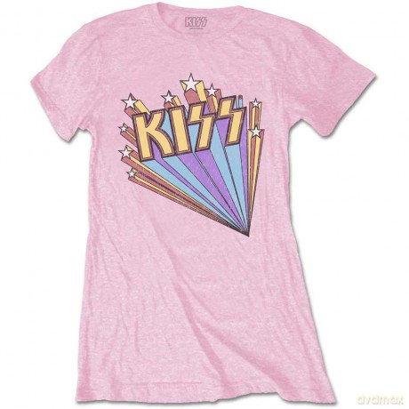 Kiss: KISS Ladies Tee: Stars (Small)