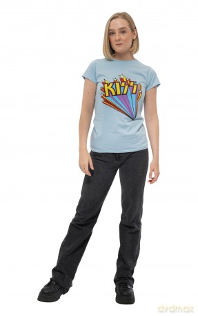 Kiss: KISS Ladies Tee: Stars (X-Large)