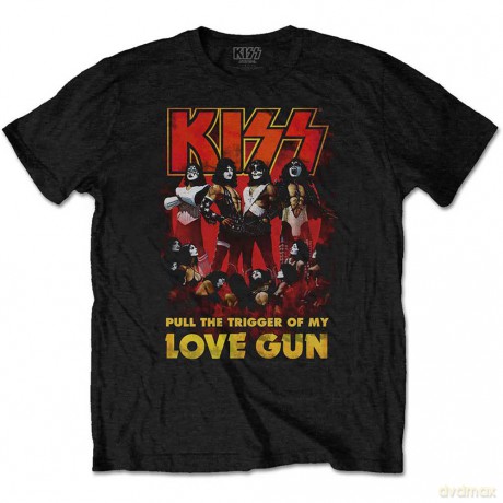 Kiss: KISS Men's Tee: Love Gun Glow (Medium)