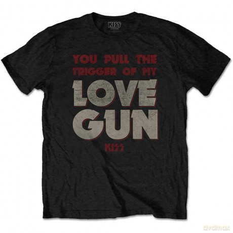 Kiss: KISS Men's Tee: Pull The Trigger (Large)