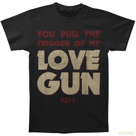 Kiss: KISS Men's Tee: Pull The Trigger (Medium)