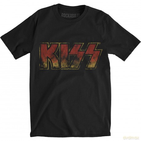Kiss: KISS Men's Tee: Vintage Classic Logo (Large)