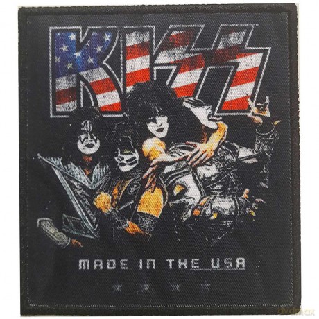 Kiss: KISS Standard Patch: Made In The USA