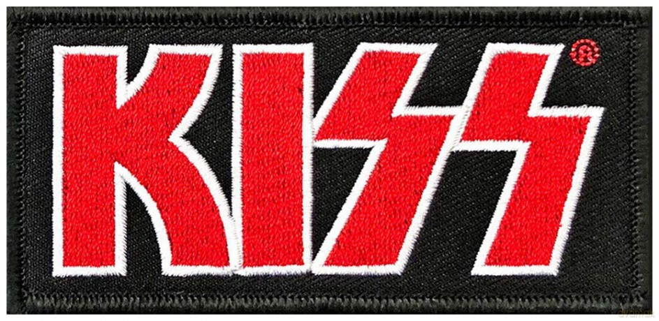 Kiss: KISS Standard Patch: Red Logo