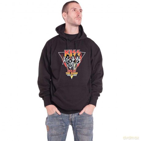Kiss: KISS Unisex Pullover Hoodie: Triangle (Black) (XX-Large)