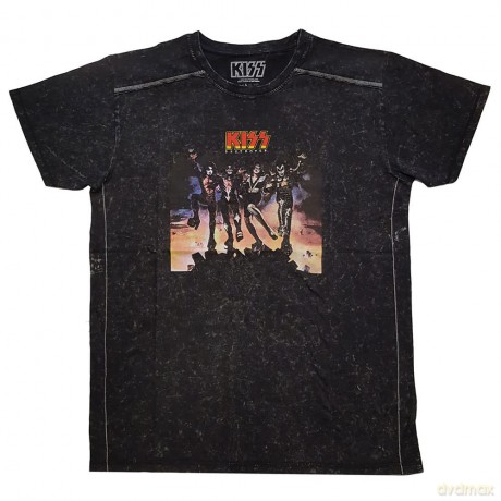 Kiss: KISS Unisex T-Shirt: Destroyer (Black) (Wash Collection) (XX-Large)
