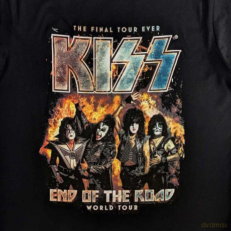 Kiss: KISS Unisex T-Shirt: End Of The Road Final Tour (Black) (Small)