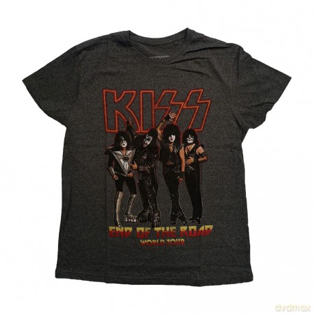 Kiss: KISS Unisex T-Shirt: End of the Road Tour (Brindle) (XX-Large)