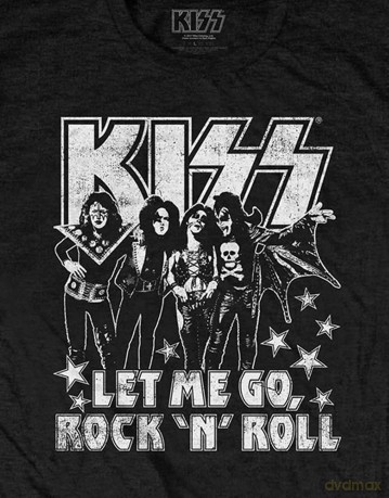 Kiss: KISS Unisex T-Shirt: Let Me Go (Black) (Small)