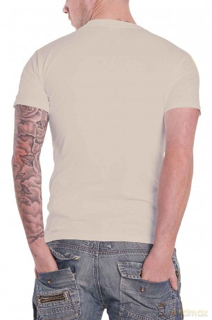 Kiss: KISS Unisex T-Shirt: Lightning Photo (Sand) (Small)