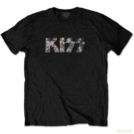 Kiss: KISS Unisex Tee: Logo (Diamante) (Small)