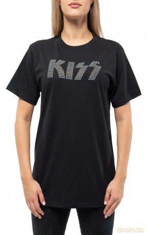 Kiss: KISS Unisex Tee: Logo (Diamante) (X-Large)