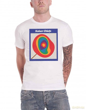 Kaiser Chiefs: Unisex T-Shirt: Lollipop (White) (X-Large)